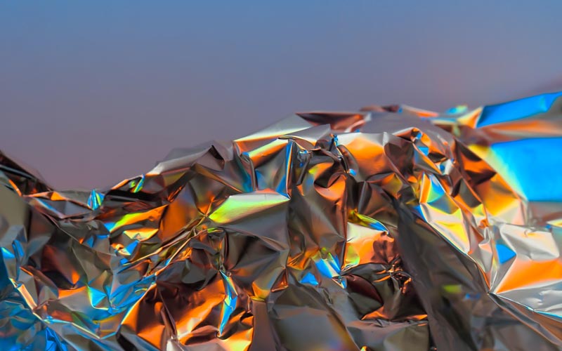 Digital Illustration of foil