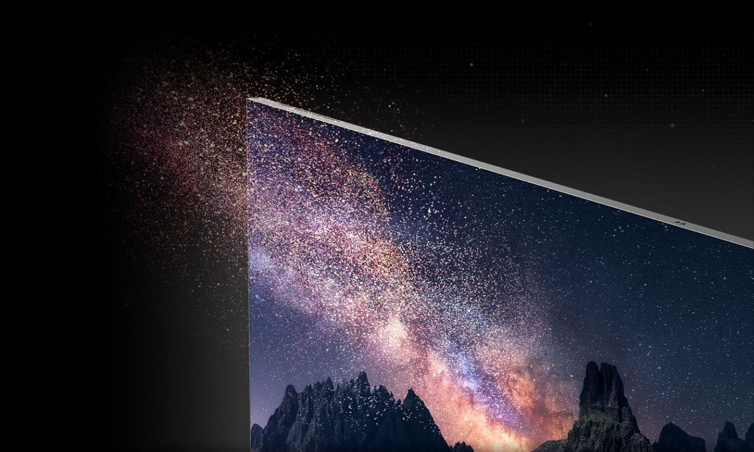 Samsung MicroLED TV representation