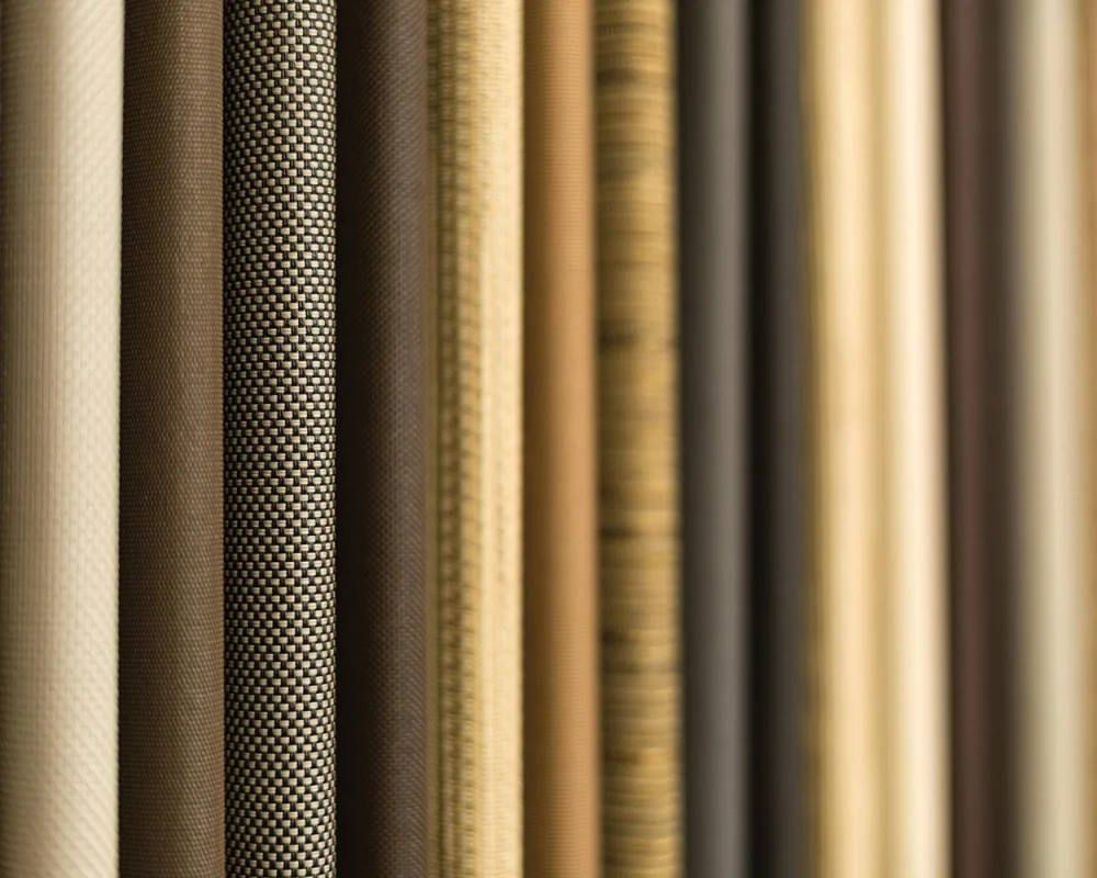 Crestron shading fabric swatches